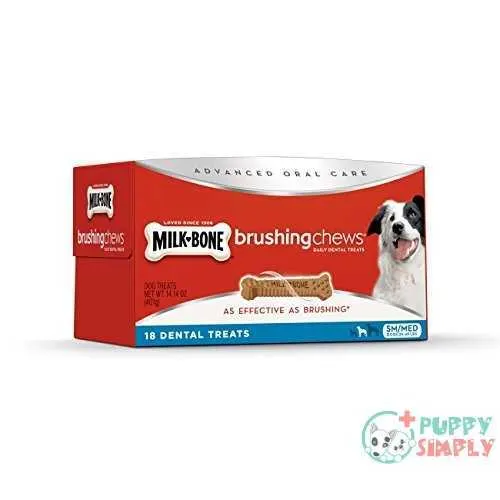 milk bone advanced oral care brushing chews daily dental dog treats