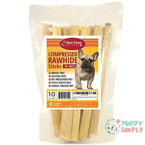 Raw Paws 10-inch Compressed Rawhide