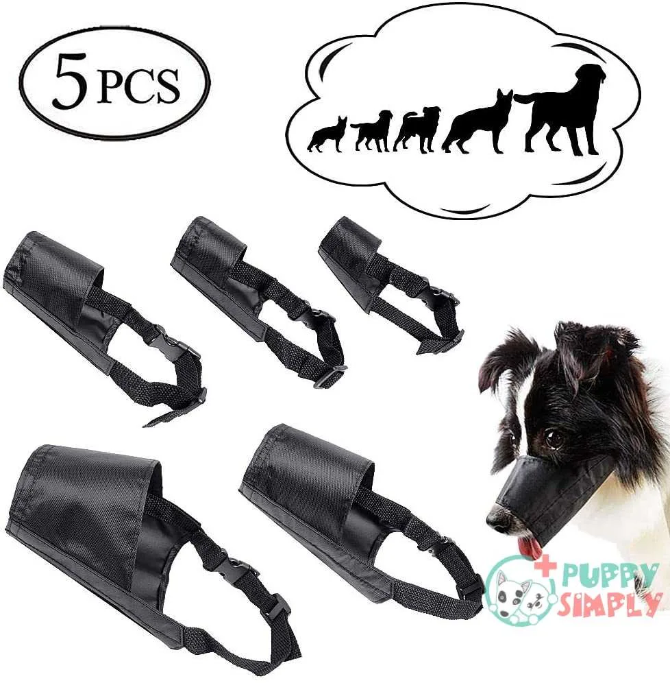 ewinever Dog Muzzles Suit, Adjustable