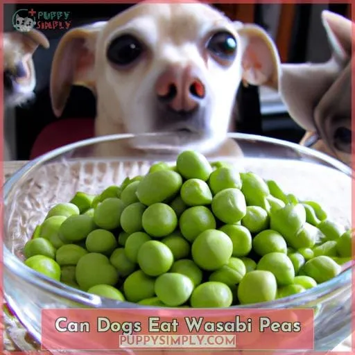 can dogs eat wasabi peas