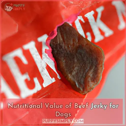 Nutritional Value of Beef Jerky for Dogs