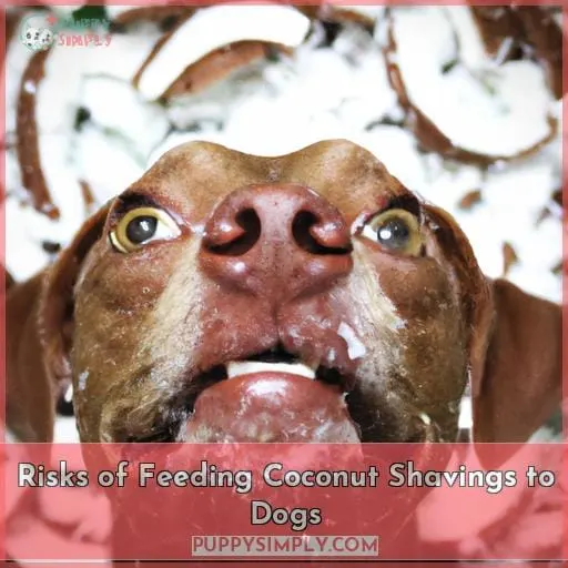 Risks of Feeding Coconut Shavings to Dogs