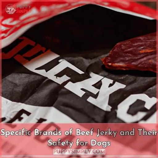 Specific Brands of Beef Jerky and Their Safety for Dogs