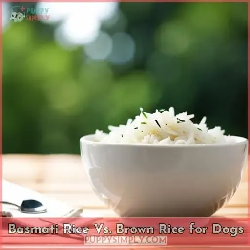 Basmati Rice Vs. Brown Rice for Dogs