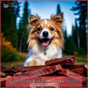 can dogs eat beef jerky sticks