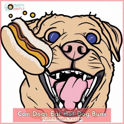 can dogs eat hot dog buns