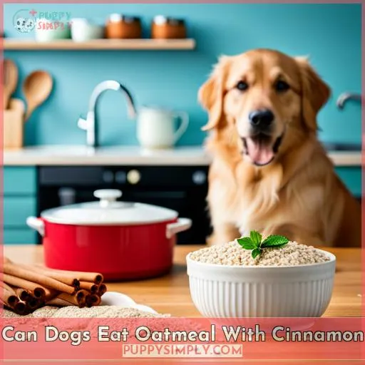 can dogs eat oatmeal with cinnamon