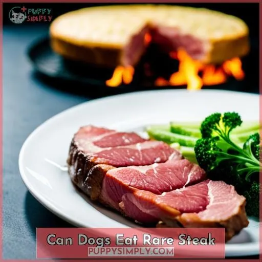 can dogs eat rare steak