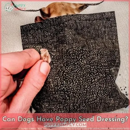 Can Dogs Have Poppy Seed Dressing?