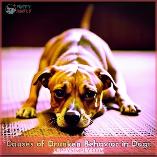 Causes of Drunken Behavior in Dogs