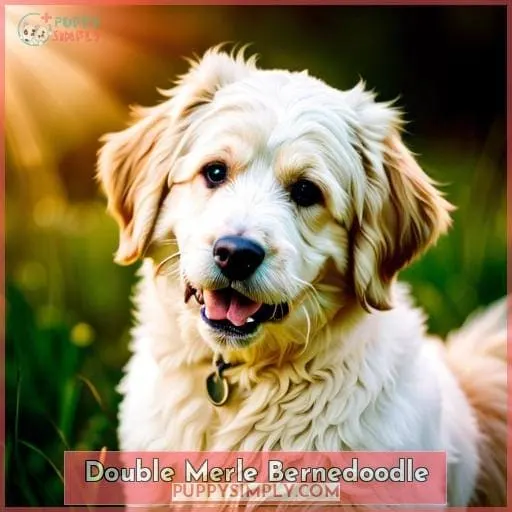 Double Merle Bernedoodle