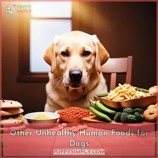 Other Unhealthy Human Foods for Dogs