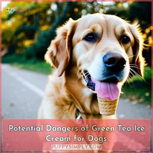Potential Dangers of Green Tea Ice Cream for Dogs