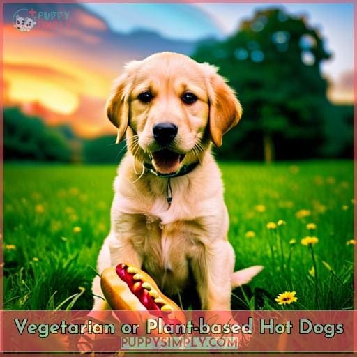 Vegetarian or Plant-based Hot Dogs
