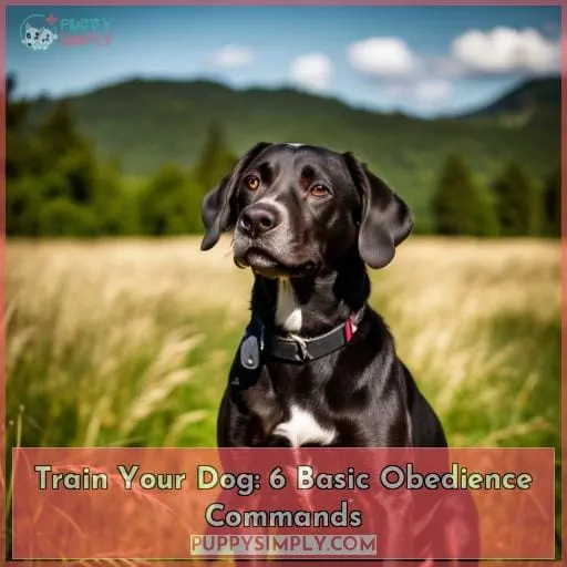 6 basic dog training obedience commands