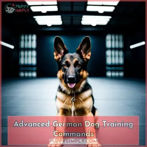 Advanced German Dog Training Commands