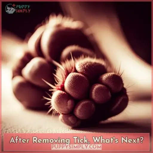 After Removing Tick, What