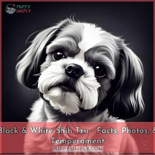 black and white shih tzu