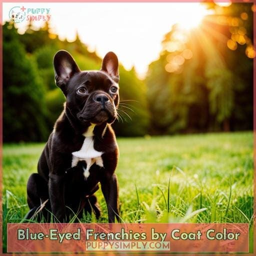 Blue-Eyed Frenchies by Coat Color Blue-Eyed Frenchies by Coat Color