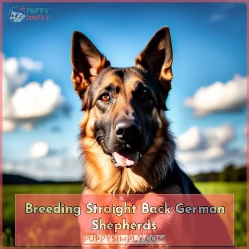 Breeding Straight Back German Shepherds