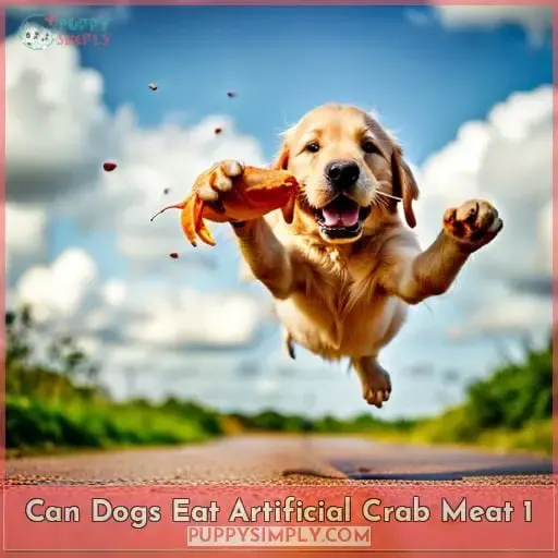 can dogs eat artificial crab meat 1