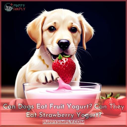 Can Dogs Eat Fruit Yogurt? Can They Eat Strawberry Yogurt