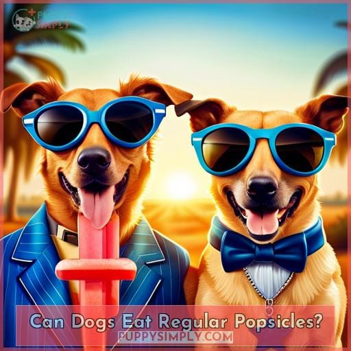 Can Dogs Eat Regular Popsicles?