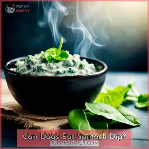Can Dogs Eat Spinach Dip