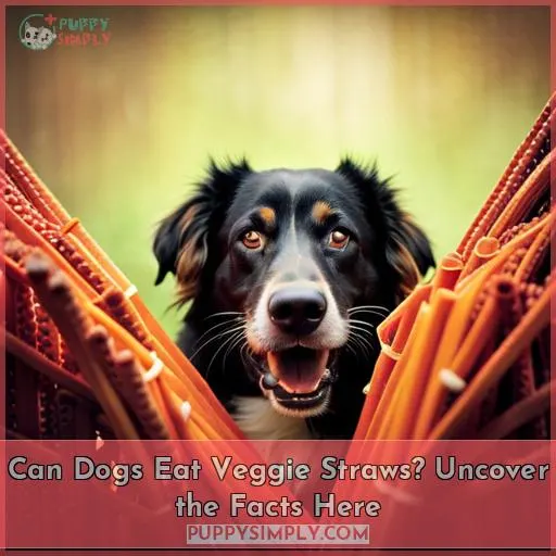 can dogs eat veggie straws