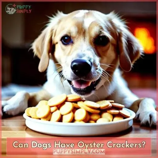 Can Dogs Have Oyster Crackers?