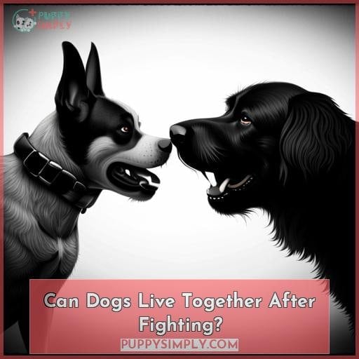 Can Dogs Live Together After Fighting?