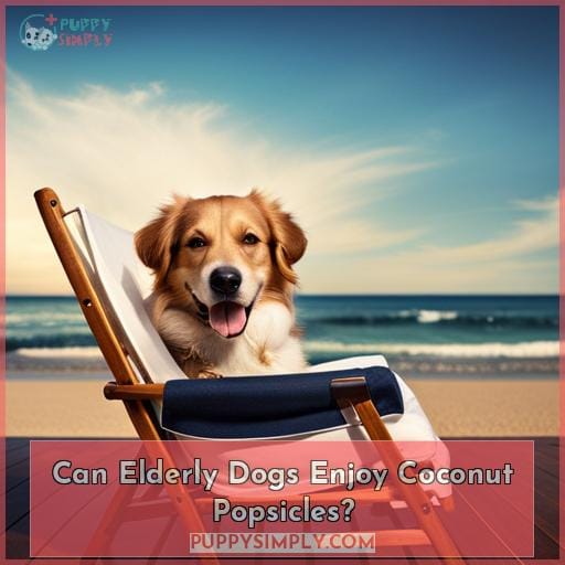 Can Elderly Dogs Enjoy Coconut Popsicles?