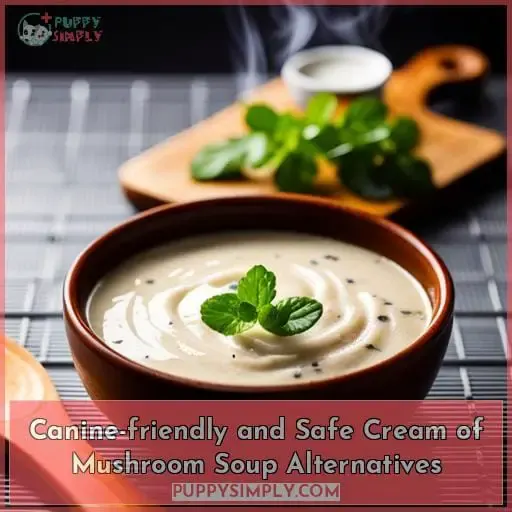 Canine-friendly and Safe Cream of Mushroom Soup Alternatives