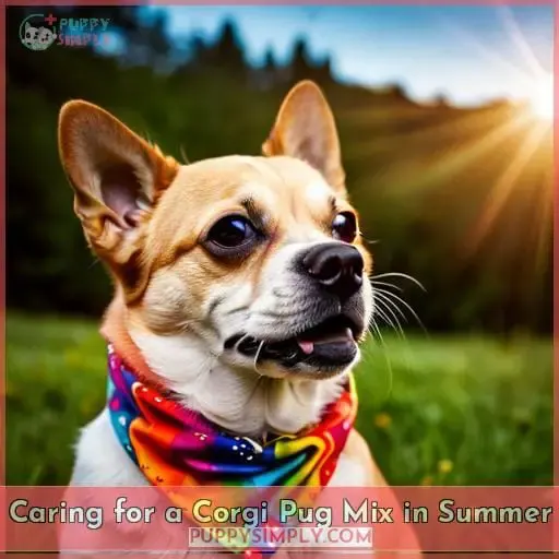 Caring for a Corgi Pug Mix in Summer