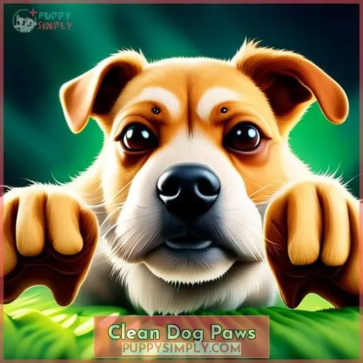 Clean Dog Paws