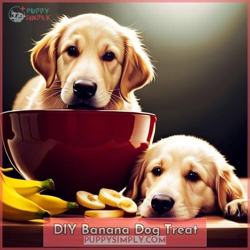 DIY Banana Dog Treat