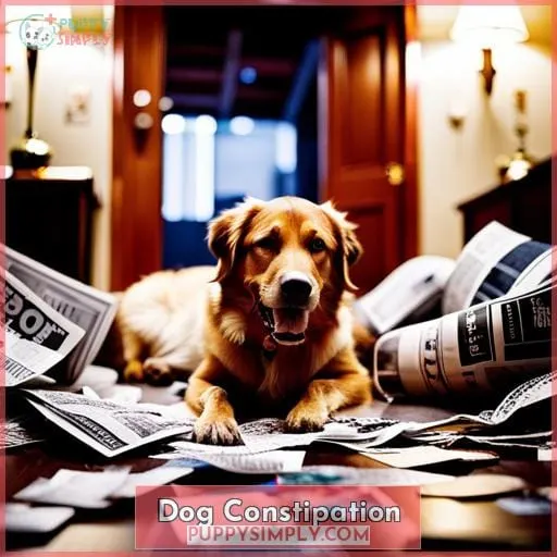 Dog Constipation