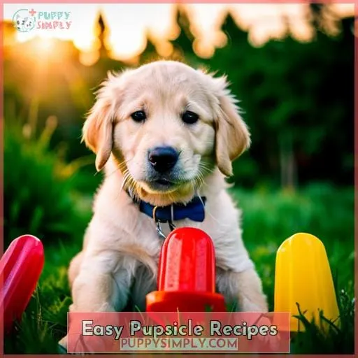 Easy Pupsicle Recipes