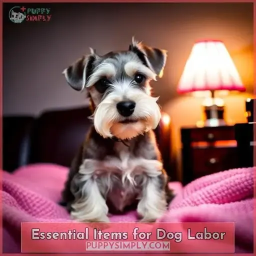 Essential Items for Dog Labor