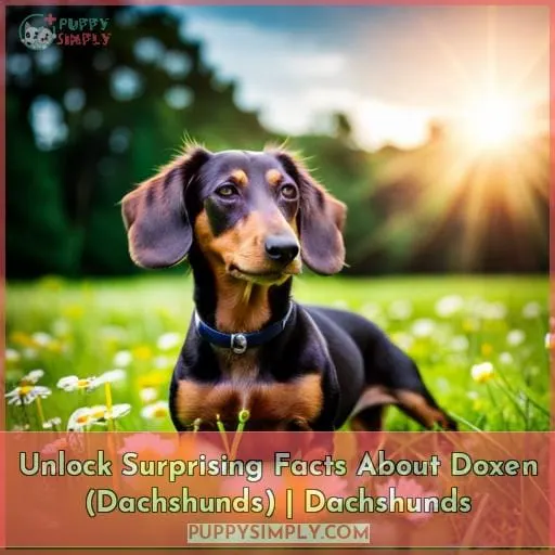 facts you didnt know about doxen dachshunds