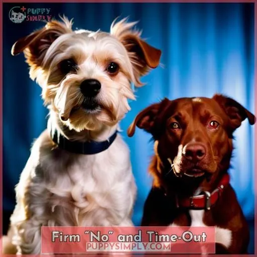 Firm “No” and Time-Out