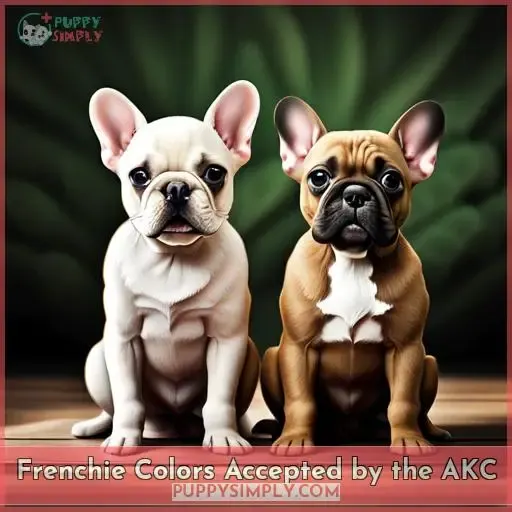 Frenchie Colors Accepted by the AKC
