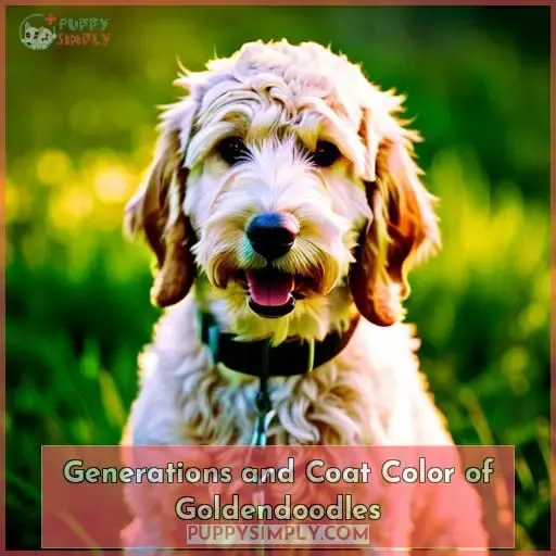 Generations and Coat Color of Goldendoodles