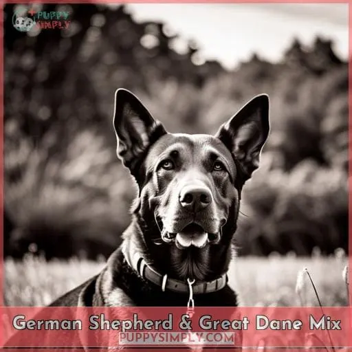 German Shepherd & Great Dane Mix