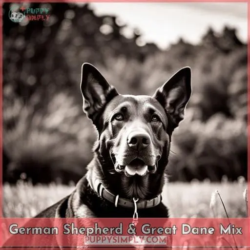 German Shepherd Great Dane Mix Facts Pictures And Care Guide