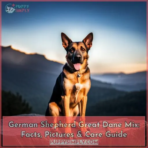 German Shepherd Great Dane Mix Facts Pictures And Care Guide