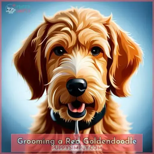 Grooming a Red Goldendoodle