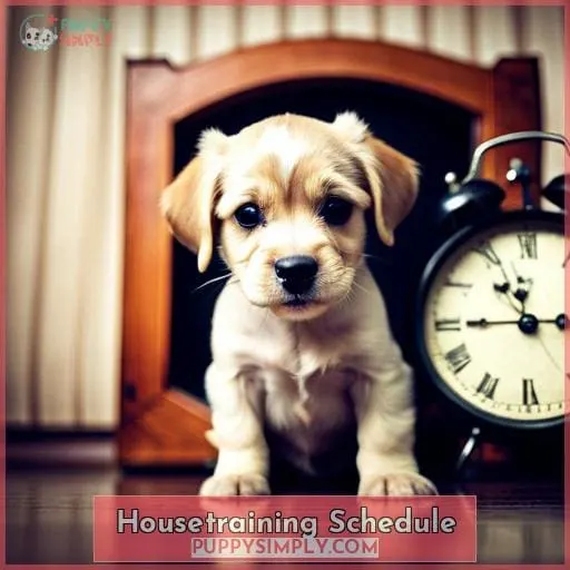 Housetraining Schedule