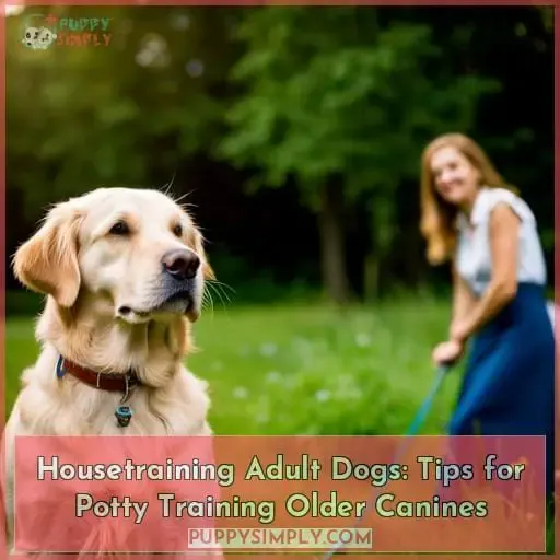 how to potty train an older dog