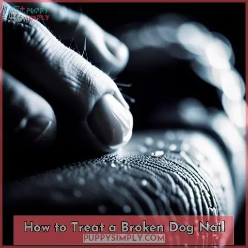 How to Treat a Broken Dog Nail